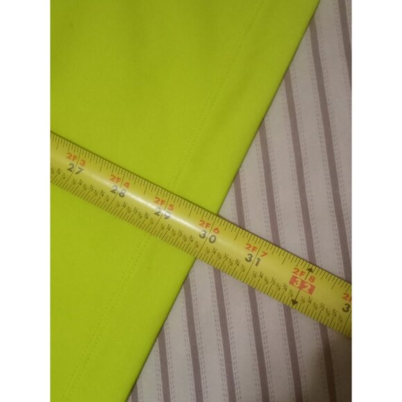 NIKE GOLF Tour Performance Dri Fit Neon Green Polo Shirt Mens Large L - Picture 11 of 11